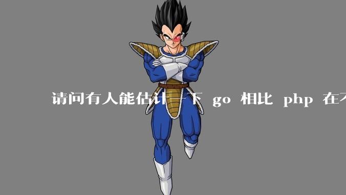 请问有人能估计一下 go 相比 php 在不同用户量下能省多少钱吗？