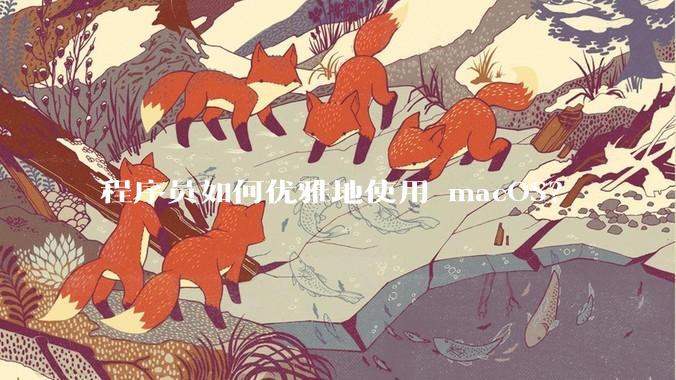 程序员如何优雅地使用 macOS？