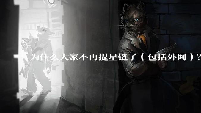 为什么大家不再提星链了（包括外网）？