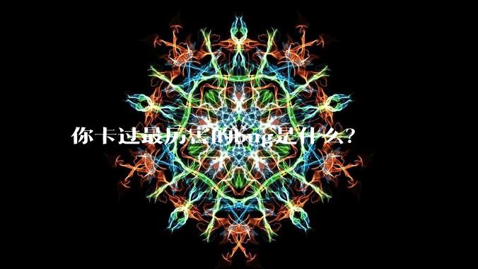 你卡过最厉害的bug是什么？