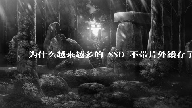 为什么越来越多的 SSD 不带片外缓存了？