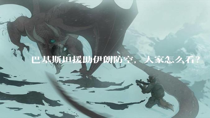 巴基斯坦援助伊朗防空，大家怎么看？