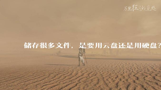 储存很多文件，是要用云盘还是用硬盘？