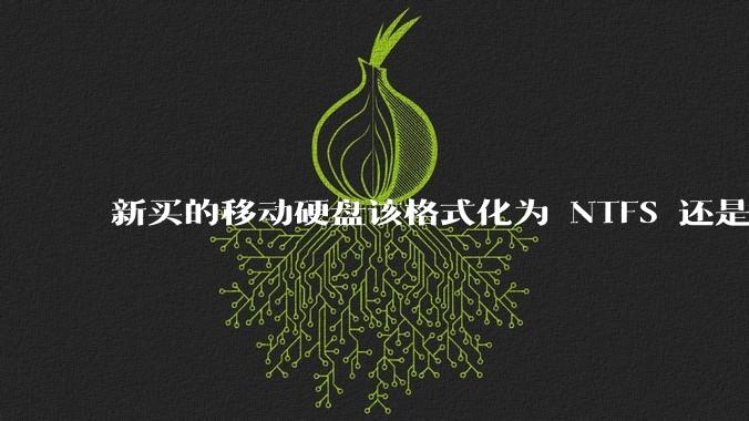 新买的移动硬盘该格式化为 NTFS 还是 exFAT？
