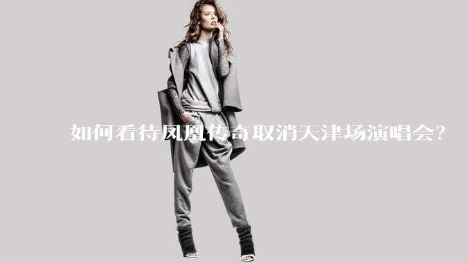 如何看待凤凰传奇取消天津场演唱会？
