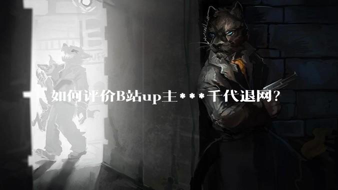 如何评价B站up主***千代退网？