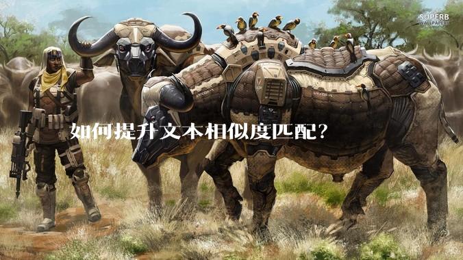 如何提升文本相似度匹配？