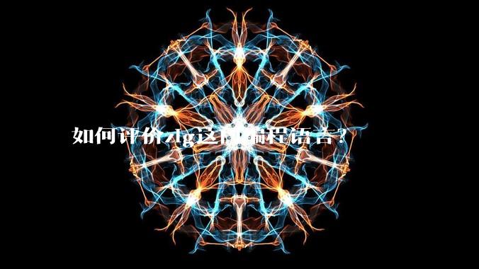 如何评价zig这门编程语言？