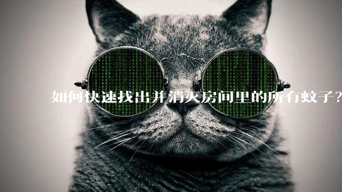 如何快速找出并消灭房间里的所有蚊子？