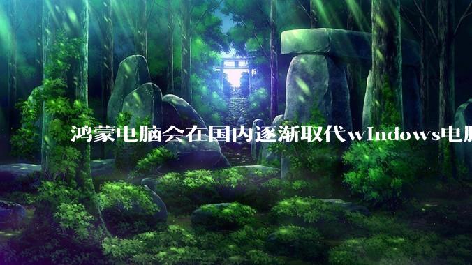 鸿蒙电脑会在国内逐渐取代windows电脑吗？