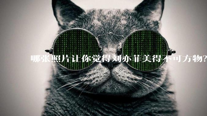 哪张照片让你觉得刘亦菲美得不可方物？