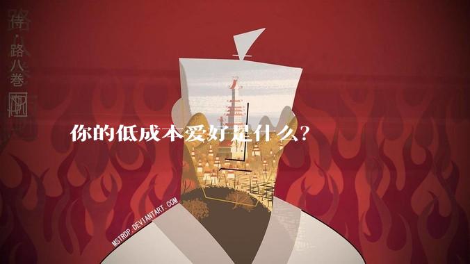 你的低成本爱好是什么？