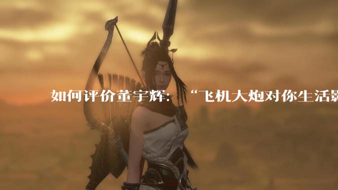 如何评价董宇辉：“飞机大炮对你生活影响其实并不大，小家电才是真正提升每个人生活质量”这个观点？