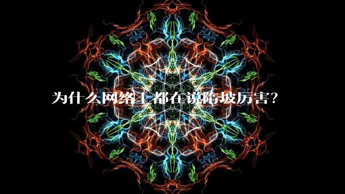 为什么网络上都在说隋坡厉害？