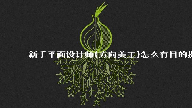 新手平面设计师(方向美工)怎么有目的提升设计能力？