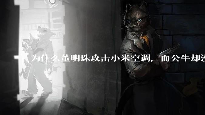 为什么董明珠攻击小米空调，而公牛却没有攻击小米插座？