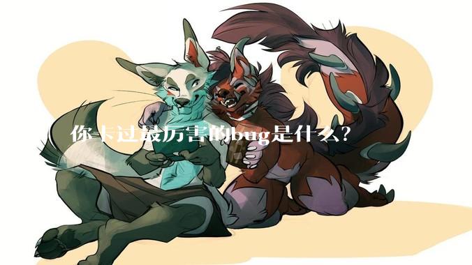 你卡过最厉害的bug是什么？